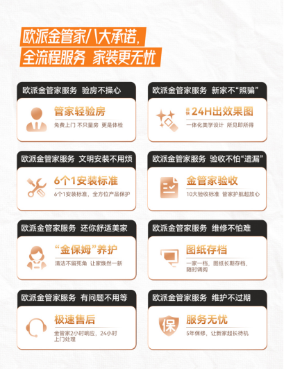 开云APP网址：全球订单突破5000万个 欧派深耕大家居平台全面提升消费满意度(图4)